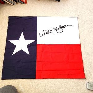 Willie Nelson Texas Flag